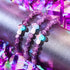Améthyste | Argent sterling 925 | Bracelet en pierre précieuse Firefly Glass Mushroom